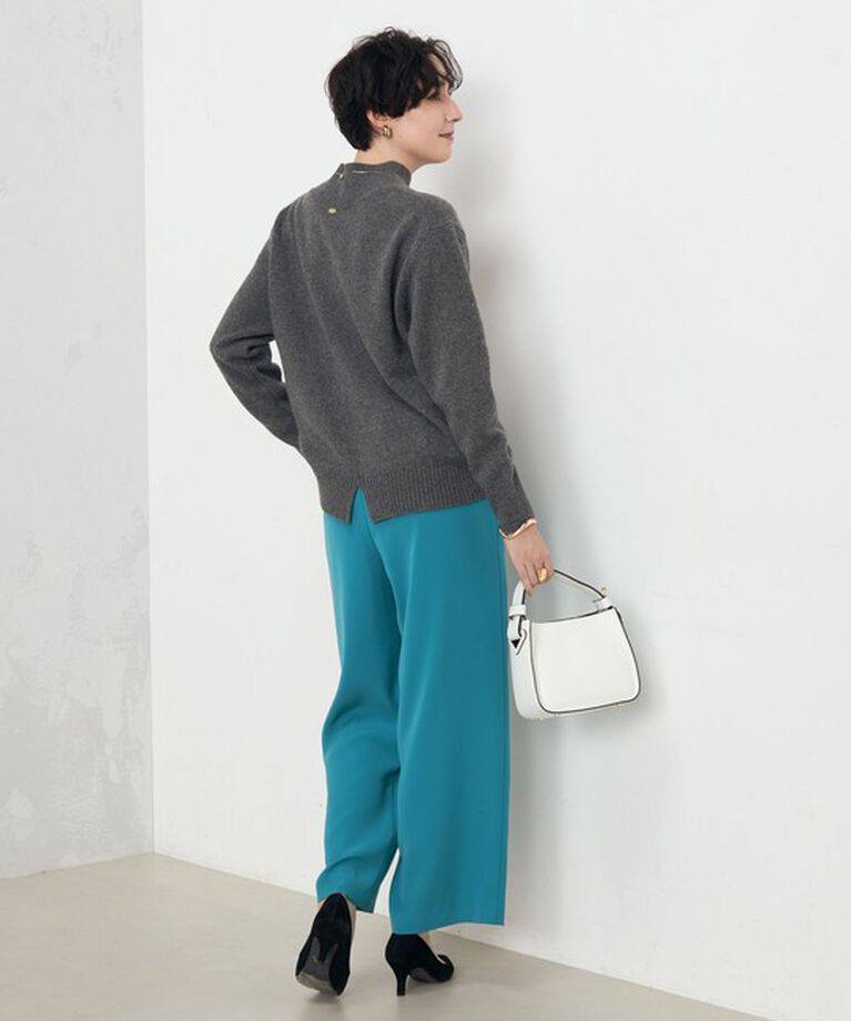 NOLLEY'S「《セットアップ対応》ウォッシャブルダブルクロスワイドパンツ」|その他|