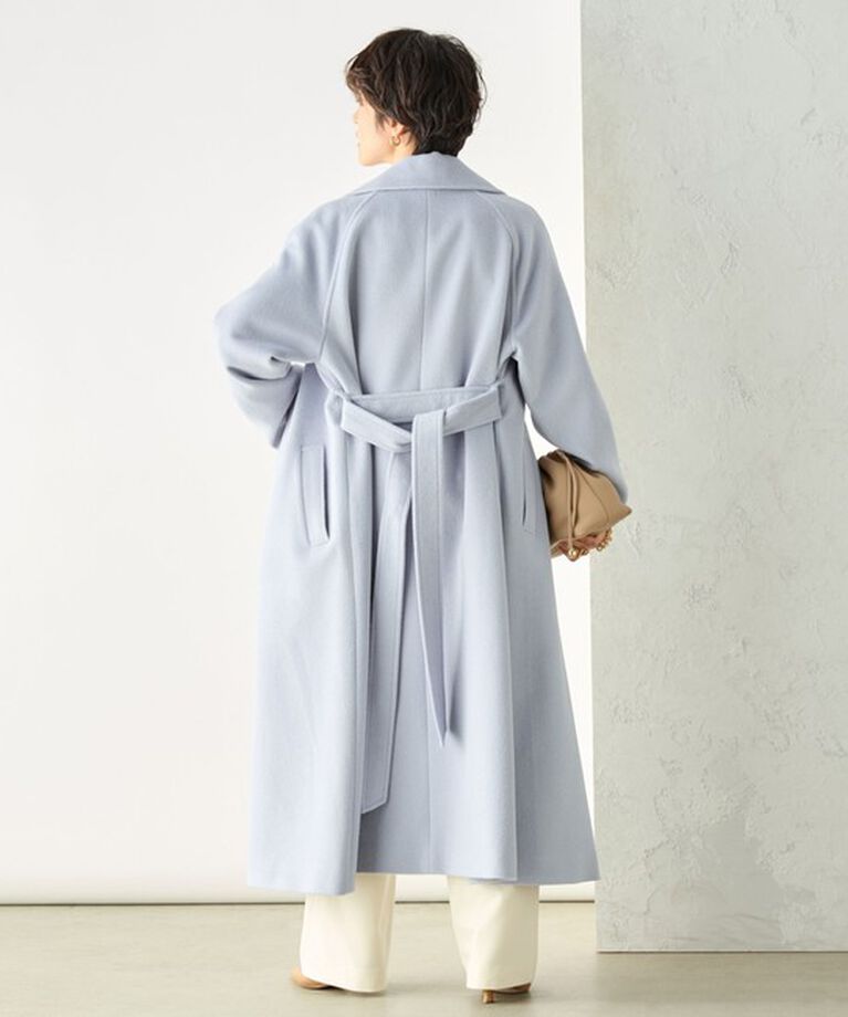 NOLLEY'S sophi「アンゴラロングベルテッドコート 24AW」|ダッフルコート|