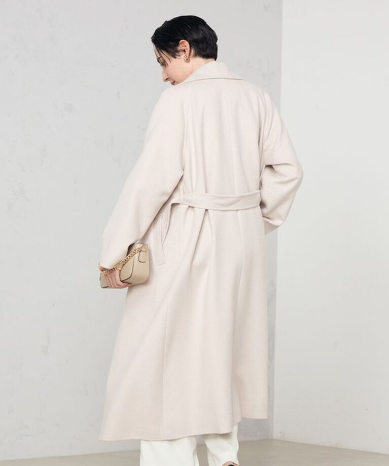 NOLLEY'S sophi「アンゴラロングベルテッドコート 24AW」|ダッフルコート|