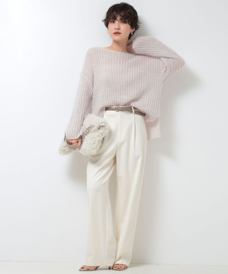 NOLLEY'S sophi「ウォッシャブル両面起毛セミワイドパンツ」|その他|