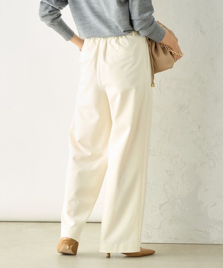 NOLLEY'S sophi「ウォッシャブル両面起毛セミワイドパンツ」|その他|