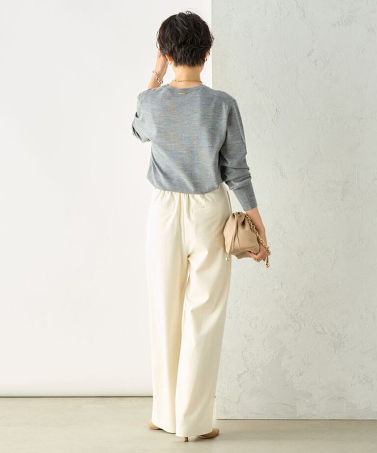 NOLLEY'S sophi「ウォッシャブル両面起毛セミワイドパンツ」|その他|