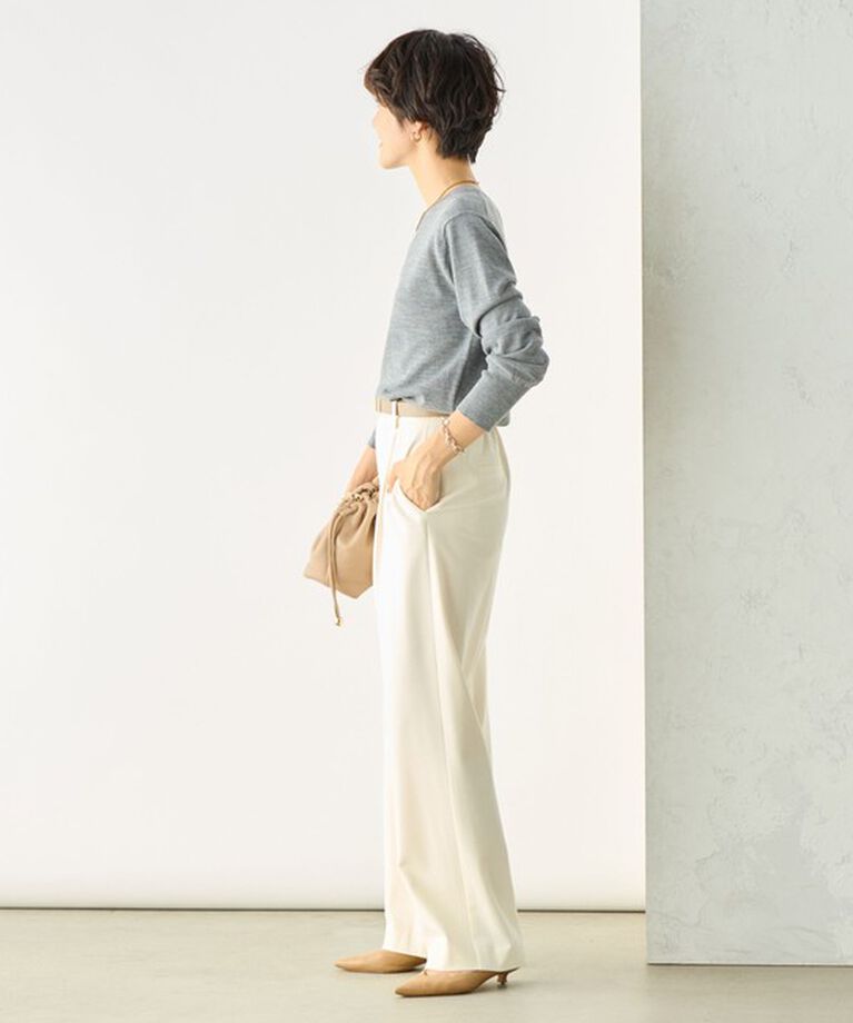 NOLLEY'S sophi「ウォッシャブル両面起毛セミワイドパンツ」|その他|