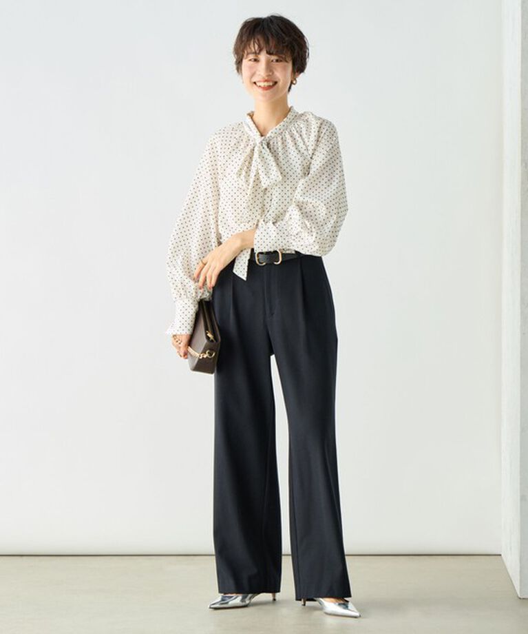 NOLLEY'S sophi「ウォッシャブル両面起毛セミワイドパンツ」|その他|