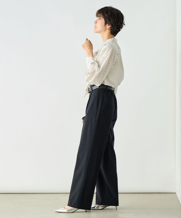 NOLLEY'S sophi「ウォッシャブル両面起毛セミワイドパンツ」|その他|
