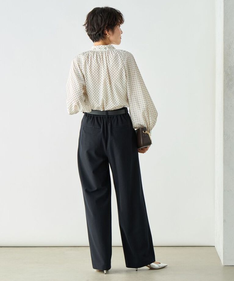 NOLLEY'S sophi「ウォッシャブル両面起毛セミワイドパンツ」|その他|