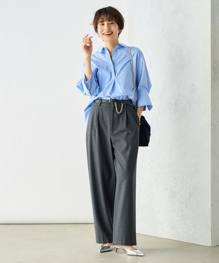 NOLLEY'S sophi「ウォッシャブル両面起毛セミワイドパンツ」|その他|