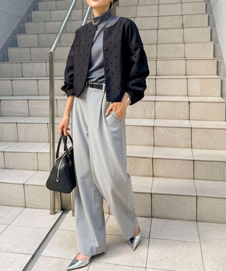 NOLLEY'S sophi「ウォッシャブル両面起毛セミワイドパンツ」|その他|