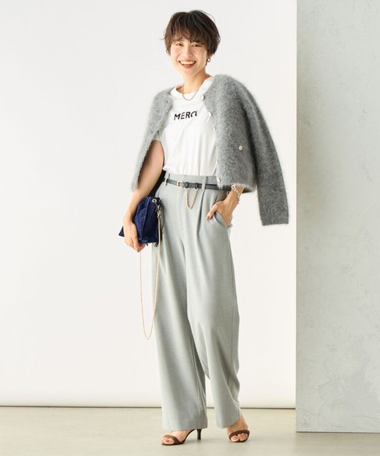 NOLLEY'S sophi「ウォッシャブル両面起毛セミワイドパンツ」|その他|