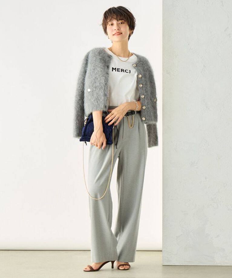 NOLLEY'S sophi「ウォッシャブル両面起毛セミワイドパンツ」|その他|