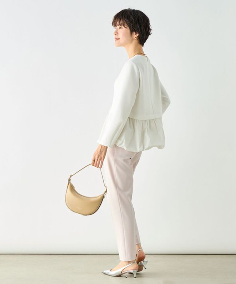 NOLLEY'S sophi「ウォッシャブルダンボール×タフタ バルーンプルオーバーカットソー」|Tシャツ・カットソー|