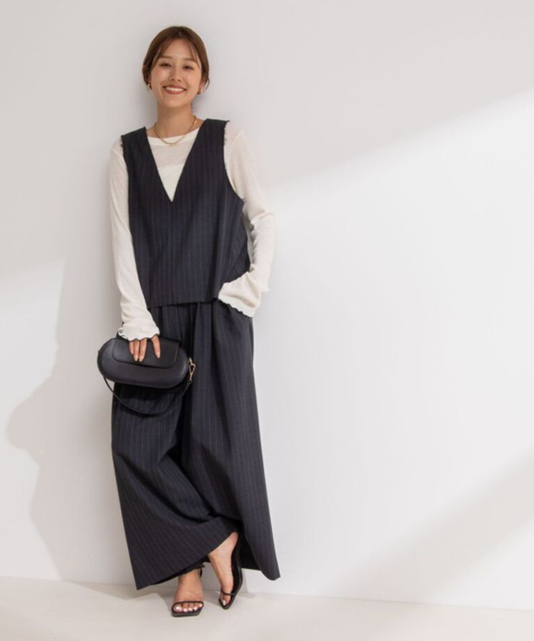 NOLLEY'S「◇【WEB限定サイズあり】《セットアップ対応》ウォッシャブルMannishワイドパンツ」|その他|