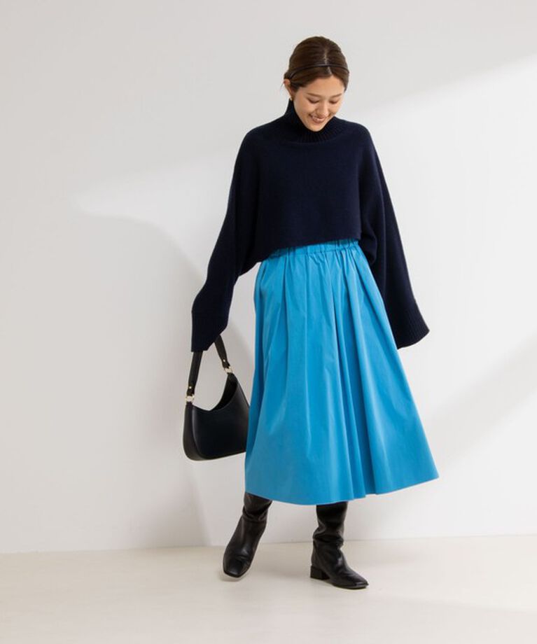 NOLLEY'S「【WEB限定カラーあり】ウォッシャブルリバーシブルタフタスカート」|スカート|