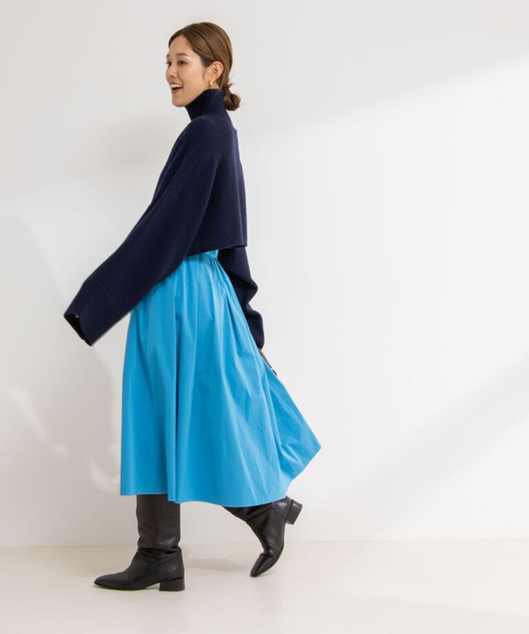 NOLLEY'S「【WEB限定カラーあり】ウォッシャブルリバーシブルタフタスカート」|スカート|