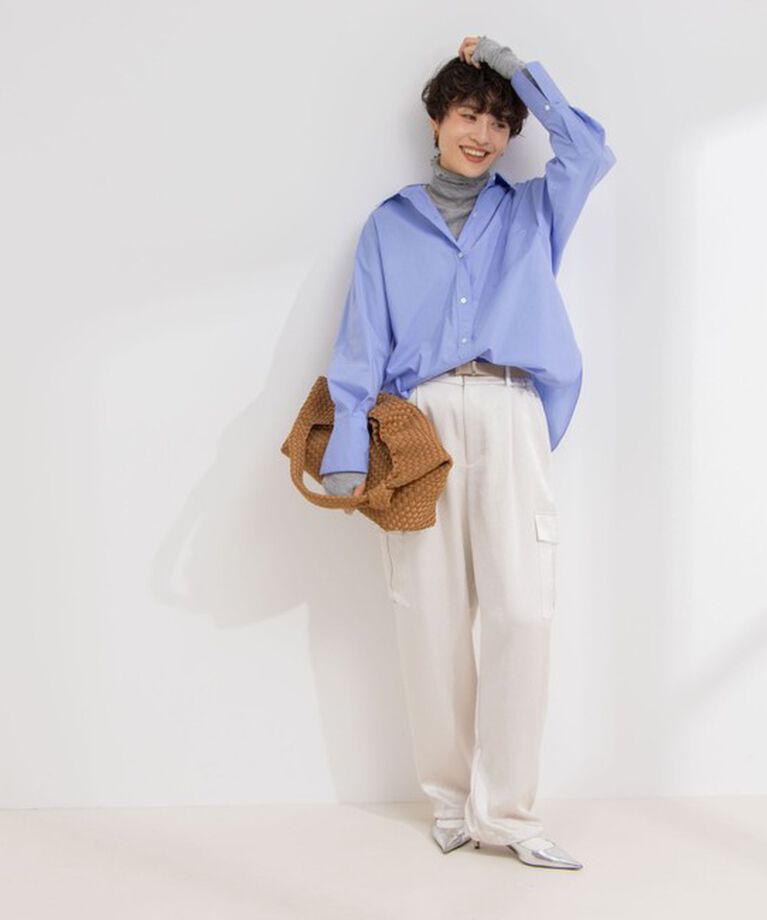 NOLLEY'S sophi「サテンドロストカーゴパンツ」|カーゴ|