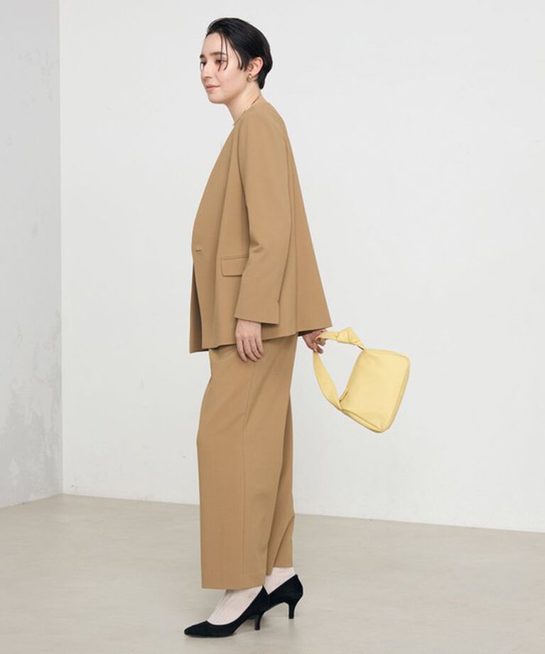 NOLLEY'S「《セットアップ対応》プレミアムストレッチ２タックワイドパンツ」|その他|