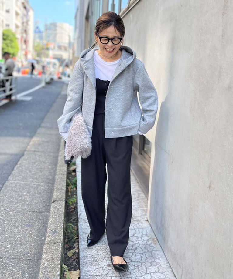 NOLLEY'S「《セットアップ対応》プレミアムストレッチ２タックワイドパンツ」|その他|