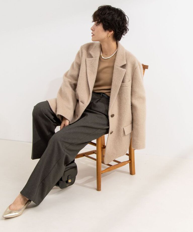 NOLLEY'S「ウォッシャブルウール調愛されイージーワイドパンツ」|その他|