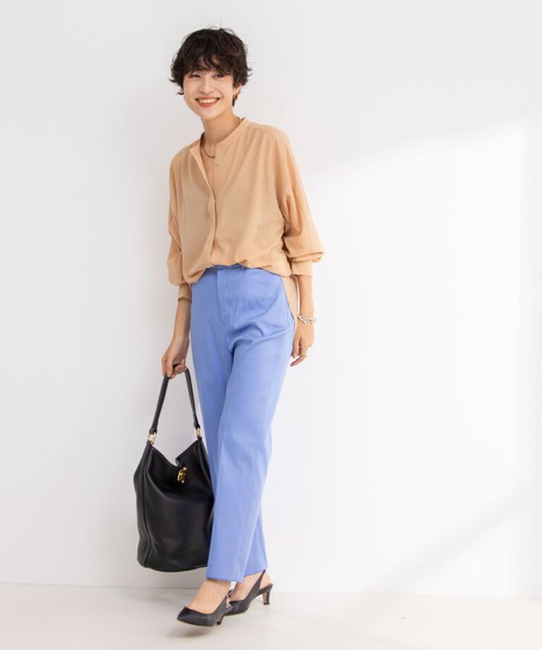 NOLLEY'S「ウォッシャブルダブルサテンパンツ」|その他|