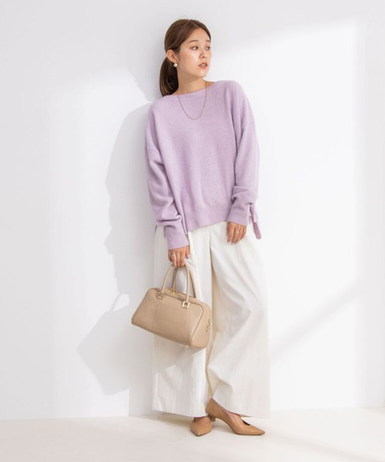 NOLLEY'S「ウォッシャブルイージーケアツイルワイドパンツ」|その他|