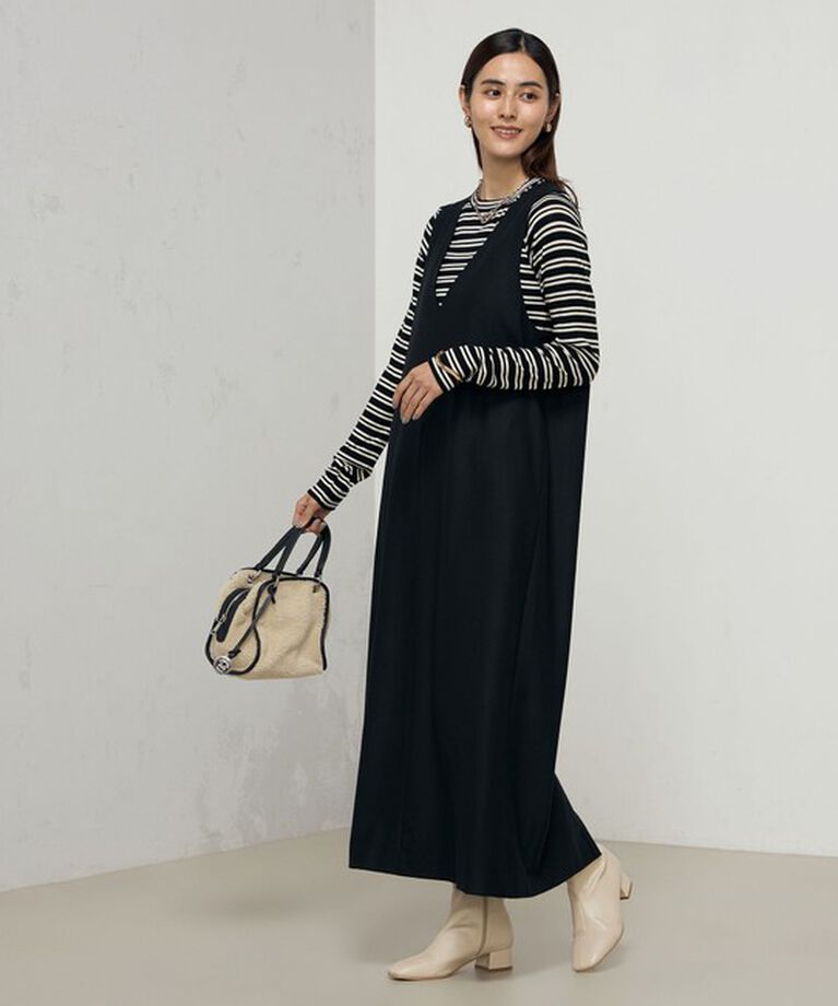 NOLLEY'S「《セットアップ対応》ウォッシャブル両面起毛2WAYワンピース」|ワンピース|