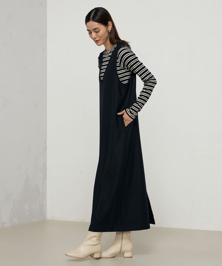 NOLLEY'S「《セットアップ対応》ウォッシャブル両面起毛2WAYワンピース」|ワンピース|