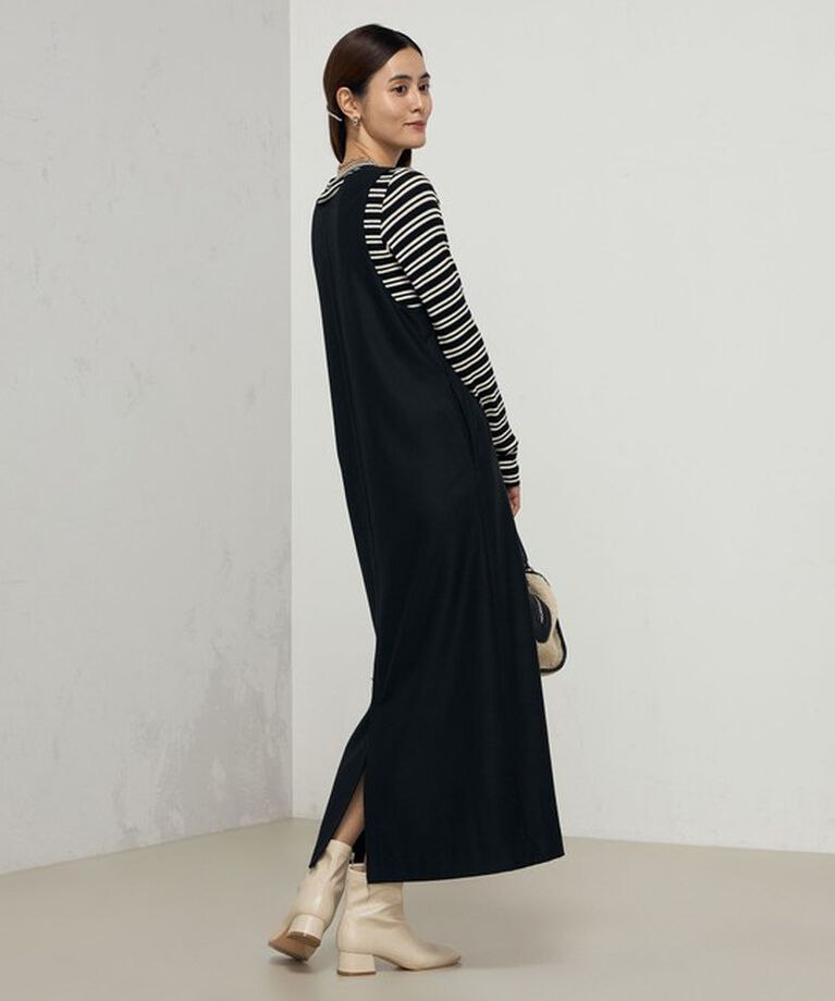 NOLLEY'S「《セットアップ対応》ウォッシャブル両面起毛2WAYワンピース」|ワンピース|