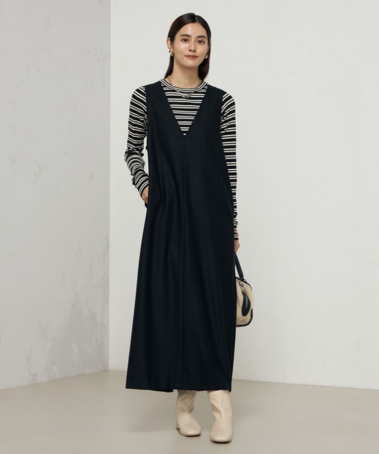NOLLEY'S「《セットアップ対応》ウォッシャブル両面起毛2WAYワンピース」|ワンピース|