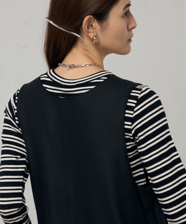 NOLLEY'S「《セットアップ対応》ウォッシャブル両面起毛2WAYワンピース」|ワンピース|