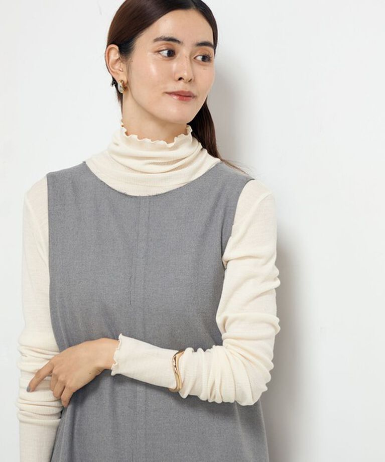 NOLLEY'S「《セットアップ対応》ウォッシャブル両面起毛2WAYワンピース」|ワンピース|