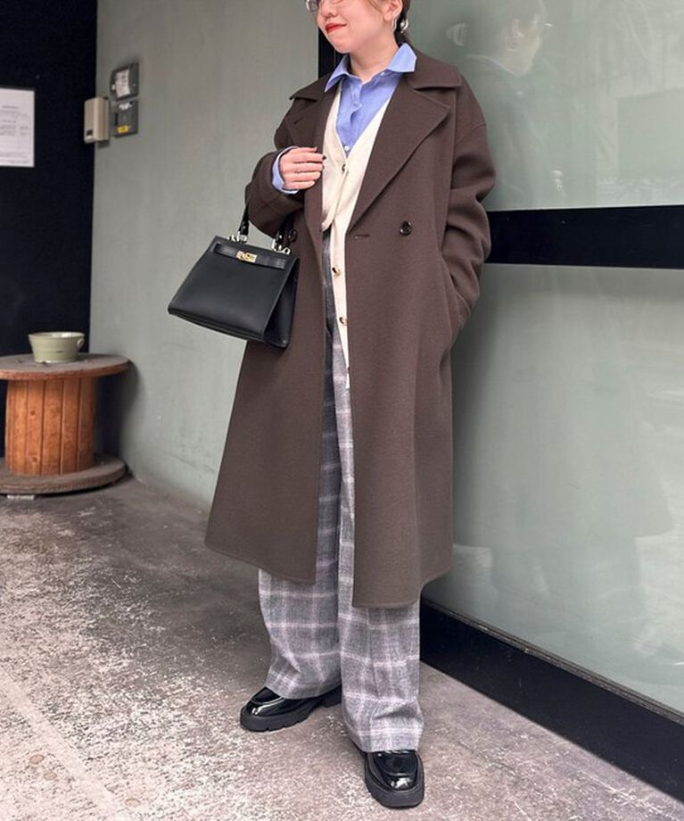 NOLLEY'S「S140シャルムビーバーリバーコート」|ダッフルコート|
