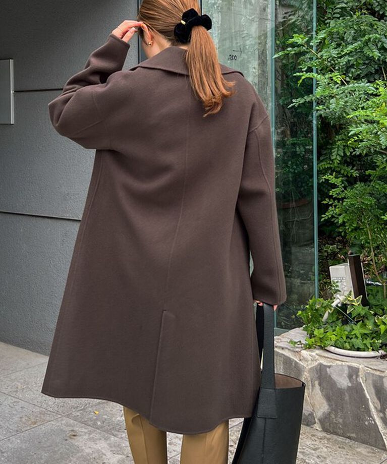 NOLLEY'S「S140シャルムビーバーリバーコート」|ダッフルコート|