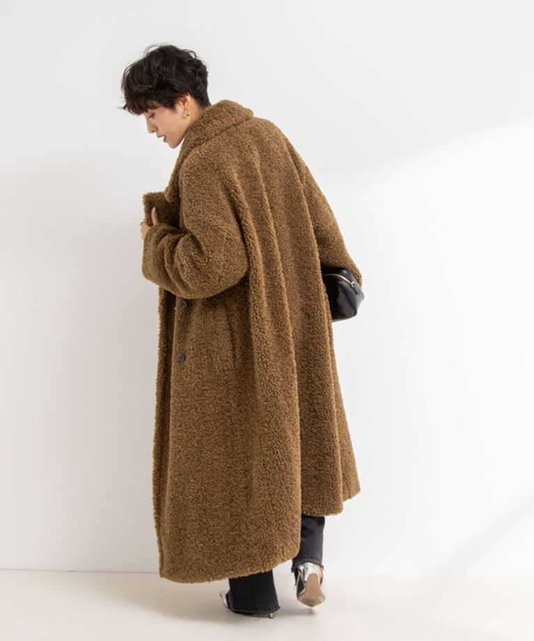 NOLLEY'S sophi「フェイクテディファーロングコート」|ダッフルコート|