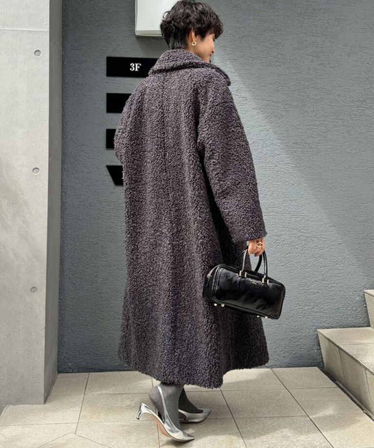 NOLLEY'S sophi「フェイクテディファーロングコート」|ダッフルコート|