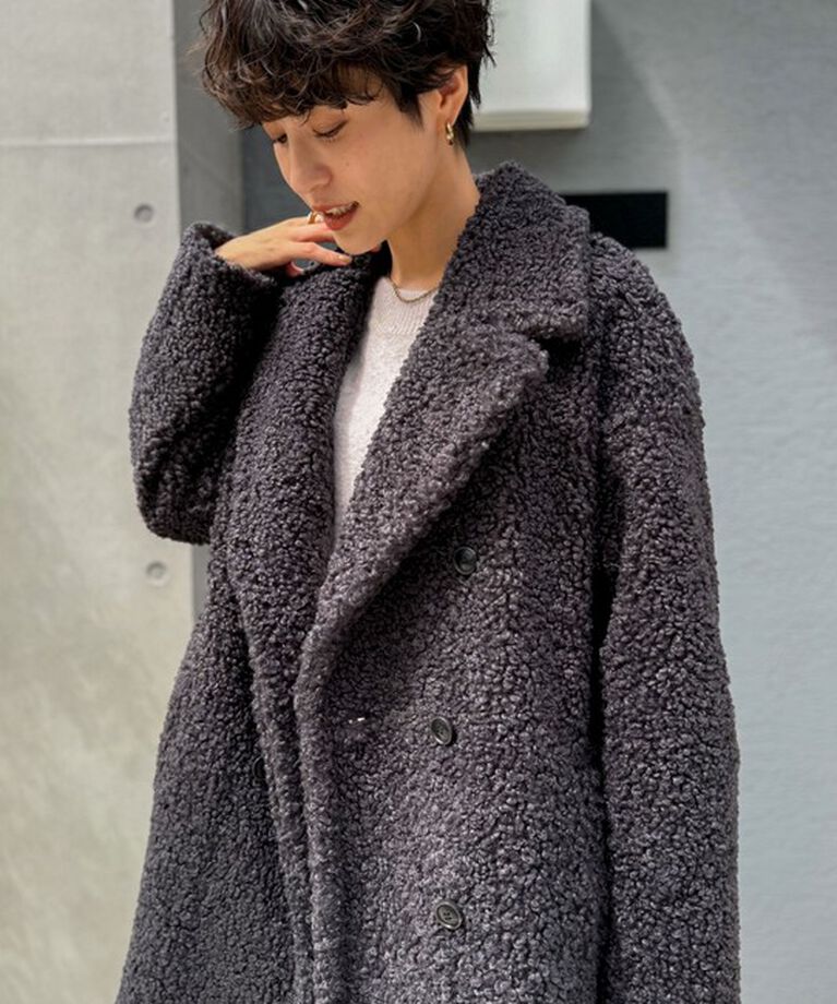 NOLLEY'S sophi「フェイクテディファーロングコート」|ダッフルコート|