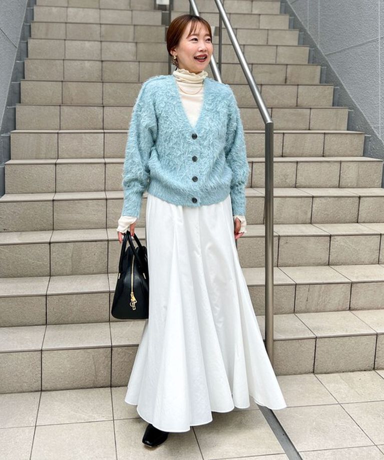 NOLLEY'S sophi「《手洗い可能》カール起毛Vネックカーディガン」|カーディガン|