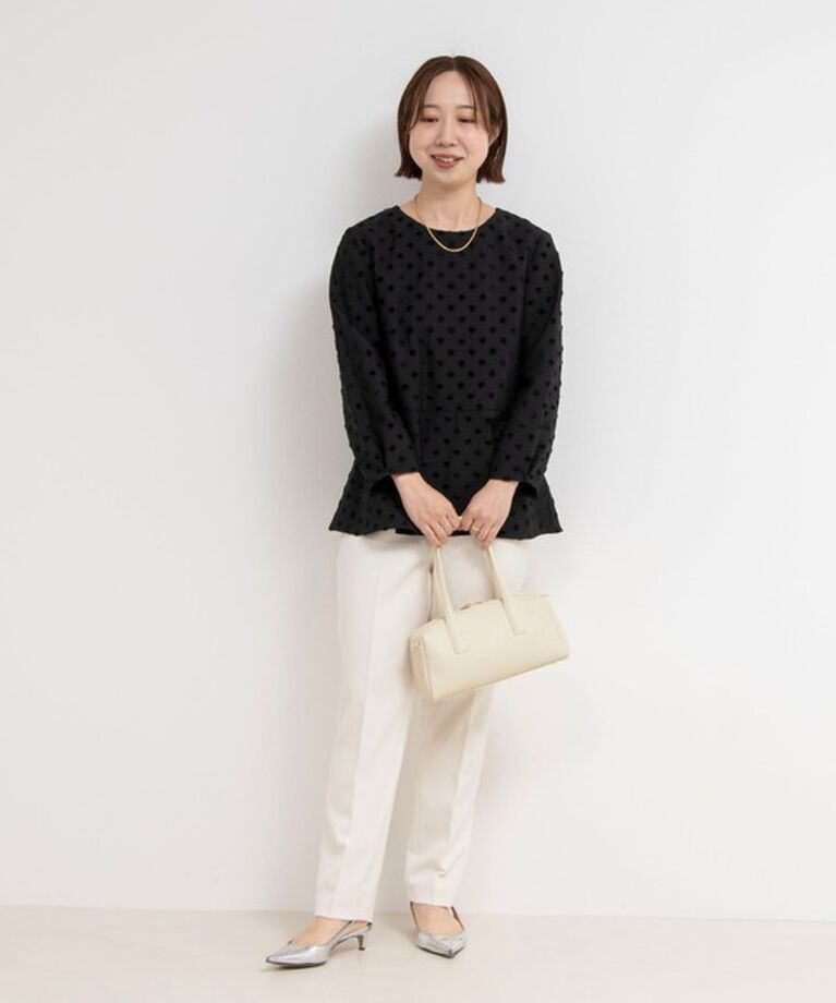 NOLLEY'S sophi「ウォッシャブルウール調サージテーパードパンツ」|その他|
