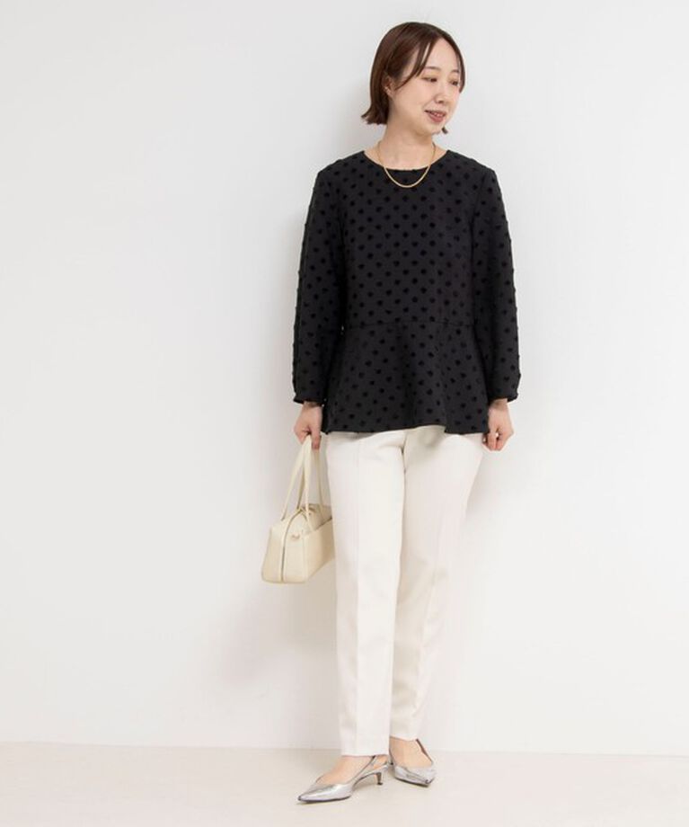 NOLLEY'S sophi「ウォッシャブルウール調サージテーパードパンツ」|その他|