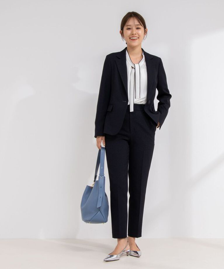 NOLLEY'S sophi「ウォッシャブルウール調サージテーパードパンツ」|その他|