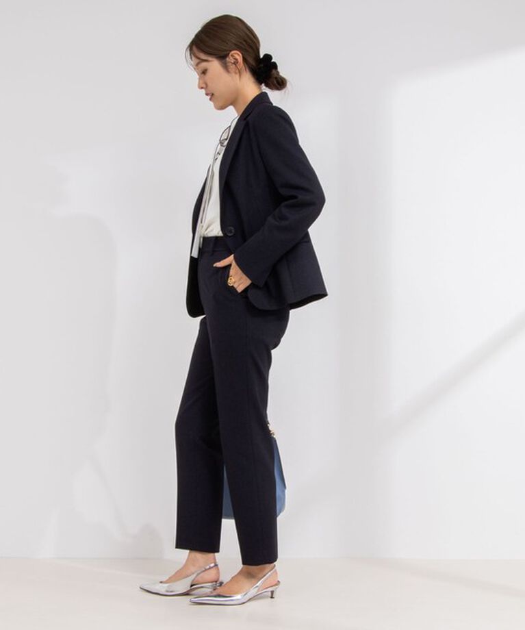 NOLLEY'S sophi「ウォッシャブルウール調サージテーパードパンツ」|その他|