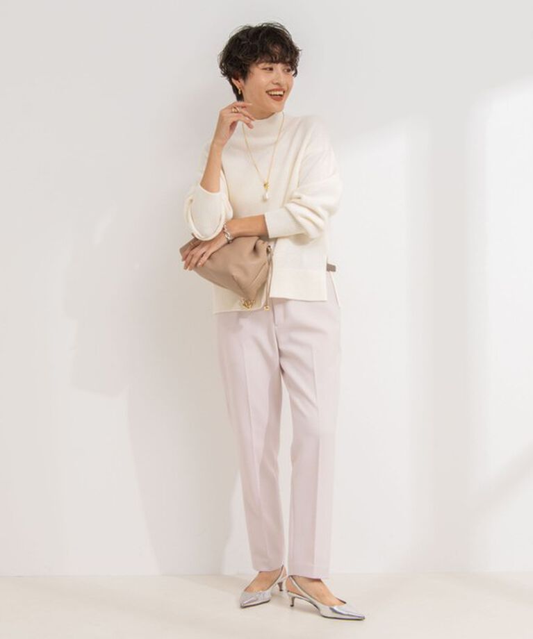NOLLEY'S sophi「ウォッシャブルウール調サージテーパードパンツ」|その他|