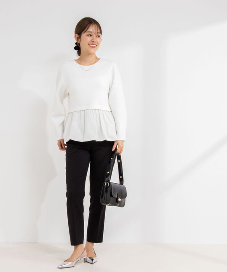 NOLLEY'S sophi「ウォッシャブルウール調サージテーパードパンツ」|その他|