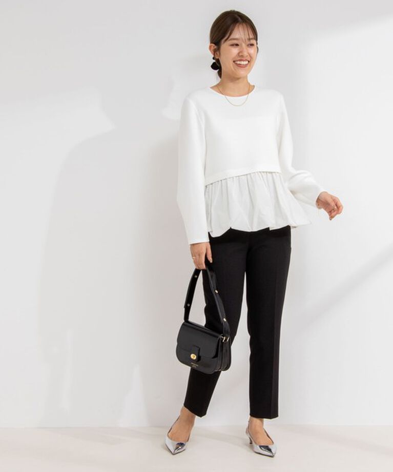 NOLLEY'S sophi「ウォッシャブルウール調サージテーパードパンツ」|その他|