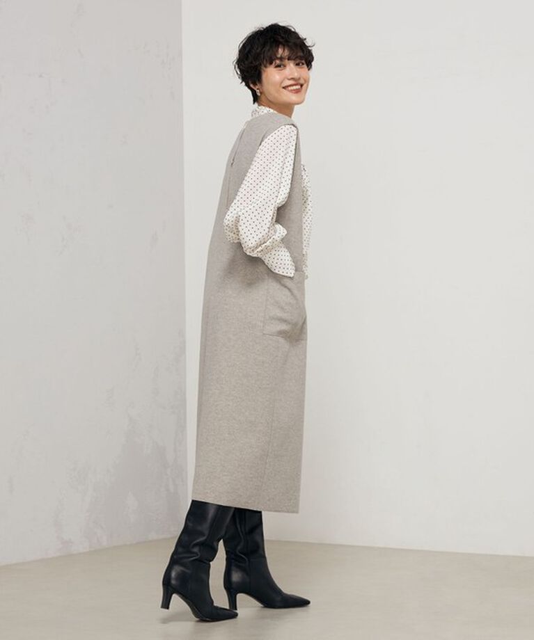 NOLLEY'S sophi「◇【WEB限定カラーあり】《手洗い可能》ダブルジャージジャンスカ」|ワンピース|