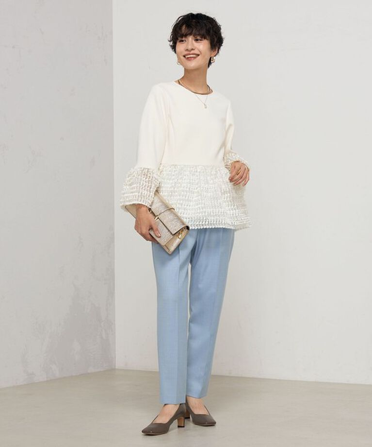 NOLLEY'S sophi「ウール混ウォッシャブルインゴムパンツ」|その他|