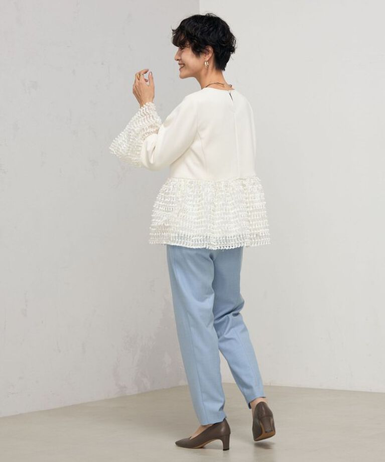 NOLLEY'S sophi「ウール混ウォッシャブルインゴムパンツ」|その他|