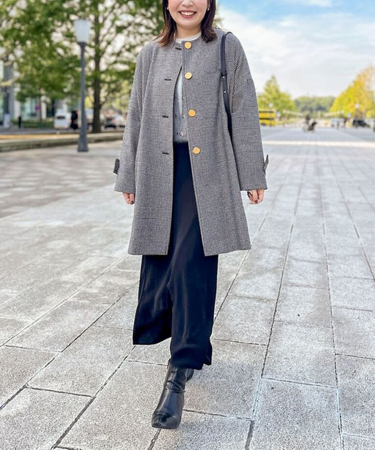 NOLLEY'S「【TRADITIONAL WEATHERWEAR】MALTON NO COLLAR」|ノーカラーコート|