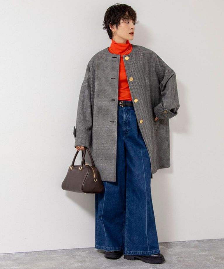 NOLLEY'S「【TRADITIONAL WEATHERWEAR】MALTON NO COLLAR」|ノーカラーコート|