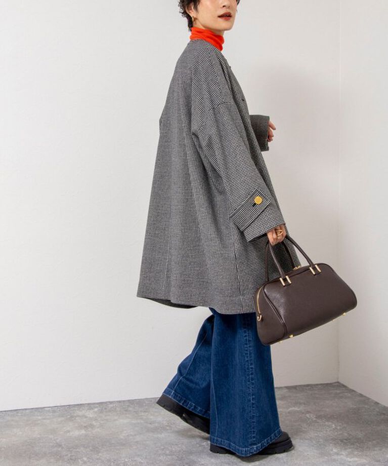 NOLLEY'S「【TRADITIONAL WEATHERWEAR】MALTON NO COLLAR」|ノーカラーコート|