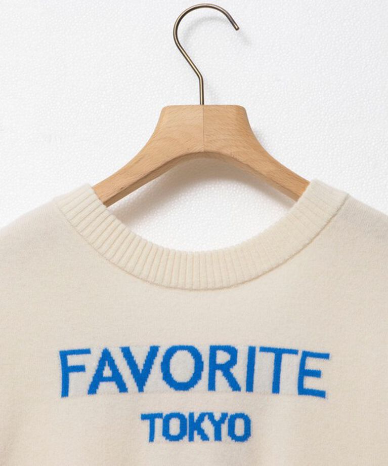 Rie Miller「《手洗い可能》ロゴジャガード2WAYニット(タワー)」|カーディガン|